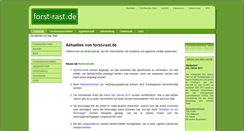 Desktop Screenshot of forst-rast.de